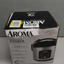 AROMA CoreCoat Digital Rice Cooker & Steamer for Brown Rice with Nonstick Ceramic Coating (8 Cups Cooked, 4 Cups Uncooked)