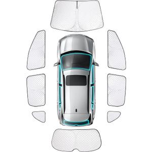 ZATOTOO Car Window Shades for 2017-2022 CR-V Sun Shade for Side Window Front Rear Windshield Triangular Window Shade Full Privacy Heat UV Ray Sun Blocker for Camp Nap Long Time Parking