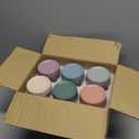 NETANY 6-pack 24oz Glass jars with Airtight Lids, Overnight Oats Containers with Lids, Wide mouth Mason Salad jars, Glass Food Storage Containers for Snacks Yogurt Spice Sugar