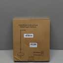 Toilet Paper Holder Stand, Stainless Steel Bathroom Toilet Paper Roll Holder Stand, Free Standing Toilet Paper Holder with Solid Weighted Base, Black