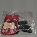 EXPAWLORER Anti Slip Dog Socks, Red, Medium, 4 Count, Fabric, Elastic Band, Dog, Paw Protection, Indoor & Outdoor