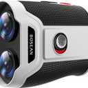 Magnetic Golf Rangefinder with Slope, 1200/1500Yd Range Finder Golf, Switch for Tournament, 7X Magnification Flag Lock, Rechargeable Distance Measurment Device Accessory for Men