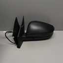 Lqito Left Driver side Door Mirror Compatible With 2016 2017 2018 Toyota RAV4 With Power Glass Manual Folding Black Replace#879400R210 TO1320345(3 Pins)