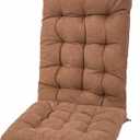 POMIU Rocking Chair Cushion Chair Cushions Chair Pad Chair Pads Sets Indoor Back Seat Cushion Office Chair Desk Chair Dining Chairs Home Kitchen Chair Room (Coffee)