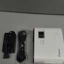 ELEPHAS Mini Projector for iphone, Portable Projector with Tripod, 1080P HD Outdoor Projector, Movie Projector Compatible with Android/iOS/Windows/TV Stick/HDMI/USB (White&Black)