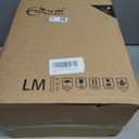 NCYP Small 9.8 x 5.6 x 7.7 Inch Wedding Glass Cards Box with Slot - Gold Envelope Card Holder for Birthday Party Reception, Home Indoor Decor - Slot Length 7.1 Inches (No Lock)