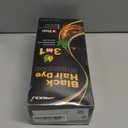 MEIDU Black Hair Dye Shampoo 3 in 1 for Gray Hair, Black Hair Dye for Women Men, Hair Color for Women Herbal Ingredients Natural (500ml,16.9oz) (Black)