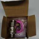 Shower Head Swivel Ball Adapter Brass Adjustable Shower Connector Shower Arm Extension Bathroom Universal Showering Component (Brushed Nickel)