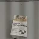 BUMACO 20Pcs Chair Leg Floor Protectors Chair Leg Protectors for Hardwood Floors Silicone Pads Covers to Protect Floors Universal L Clear Fit (1-5/16" to 2")