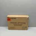 50 Pack Clothes Hangers, Non Slip Plastic Coat Hangers, Space Saving Hangers, Heavy Duty, Hanging Dry Wet Clothes,16.4" x 8.3", Black, UAPY0550B