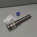 KES Bathroom Sink Drain Without Overflow Vessel Sink Lavatory Vanity Pop Up Drain Stopper Brushed Nickel Finish for 1.6"-1.9" Sink Hole, S2008D-BN