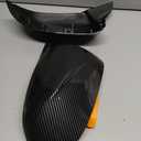 Motoforti Pair Left Right Side View Mirror Cover Caps Replacement for BMW X5 F15 X6 F16 X3 F25 LCI X4 F26 2014-2018 Door Wing Mirror Cap Carbon Fiber Pattern Black