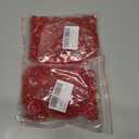 2 x Red Acrylic Heart, 120Pcs Heart Gems Reusable Love Heart Ornaments 0.9 Inch Translucent Hearts Shaped Crystal Gems for Vase Filler DIY Crafts Table Scatter Home Wedding Birthday Decorations