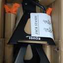 TONDA Jack Stands 3 Ton, Extra Tall Heavy Duty Car Jack Stand, 13.39-21.06 inch Adjustable Height for SUV, MPV and UTV/ATV, Black, 1 Pair