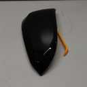 Passenger Right Side Mirror Cover Cap Compatible with Toyota RAV4 2013-2018 XLE/SE/LTD, RAV4 HV 2016, 4RUNNER 2013-2023 - Without Side Camera Models, Glossy Black