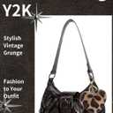 Studded Purses Y2k Shoulder Bag Vintage Leather Punk Handbag Grunge
