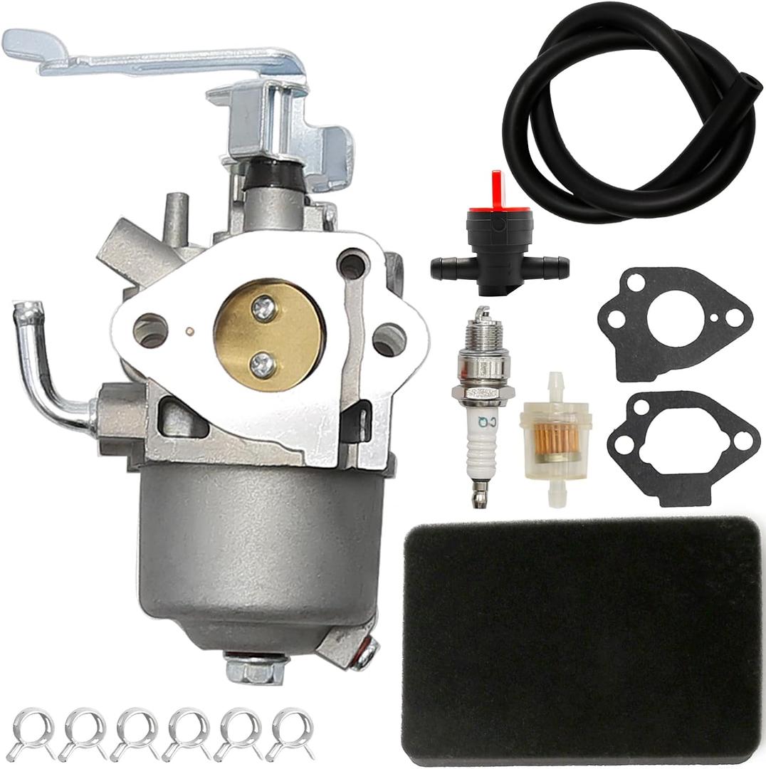 EATAKWARD EX30 Carburetor Kit 279-62364-20 Replacement for Subaru Robin EX30 Engine Carb Mikuni RGX4800 RGN5100 Replaces 279-62364-00 Stens 058-161 with Fuel Hose Shut Off Valve Fuel Filter