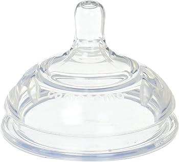 3 Pack Replacement Silicone Nipples Compatible with Comotomo 5oz / 8oz Bottle, Fast Flow, 6+ Months