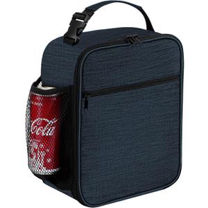 Lunch Box for Men - Reusable Lunch Bag Men Adult Women- Insulated Small LunchBox (Navy Blue)
