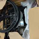Medline Lightweight Wheelchair for Adults With Swing-Back, Desk-Length Arms, Elevating Leg Rests; 18W" x 16"D Seat