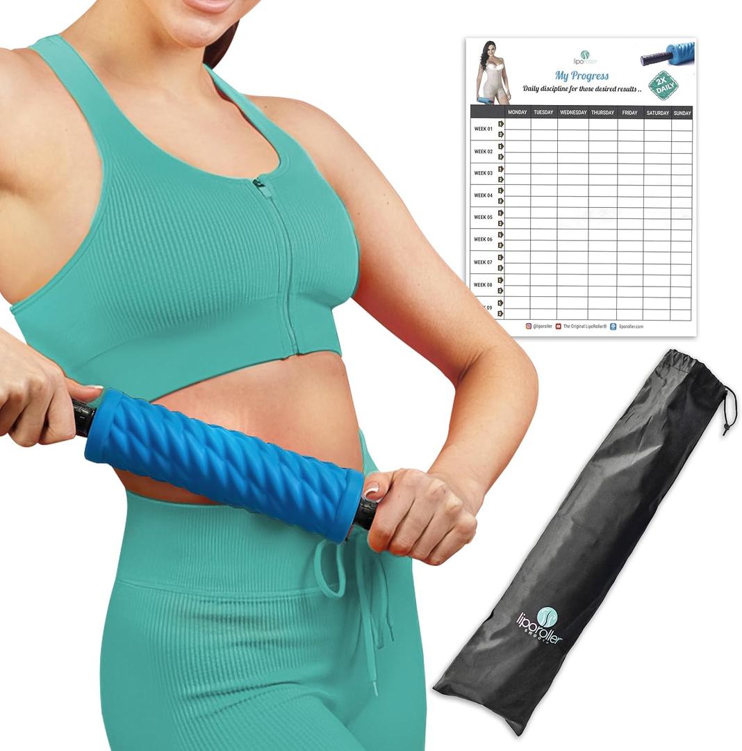 Post Liposuction Massager  Lymphatic Drainage Massager for Post Lipo Surgery  Quality EVA Material - Ridges and Grooves for Post-Op Recovery, Ideal Liposuction Recovery Supplies