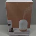 InnoGear Aromatherapy Diffuser, 150ml Ceramic Diffuser Ultrasonic Humidifier Cool Mist Essential Oil Diffusers for Home Air Diffuser with 2 Mist Modes Waterless Auto Off, White