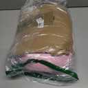 SAIREIDER Travel Neck Pillow 100% Pure Memory Foam Airplane Pillow for Head Support,Soft Adjustable Pillow for Plane, Car & Home Recliner (Pink)