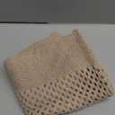 SUOSDEY Crochet Mesh Beach Tote Bag, Knit Summer Vacation Aesthetic Boho Tote Bag for Women