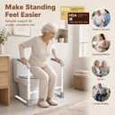 Couch Assist for Elderly- Adjustable Height/Width, 350LBS Cap, Non-Slip Handle