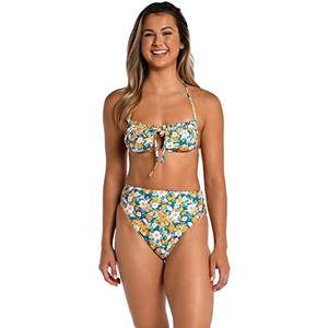 Hobie Women's Convertible Bandeau Bikini Swimsuit Top, XL