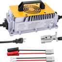 YILEIDE 24V 30A Lithium Battery Charger for 29.2V LiFePO4 and LeadAcid, for Forklift, Golf Cart, Floor Scrubbers, RV, Boat and Pallet Jack, with Anderson Plug