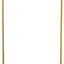 LANGXUN Gold Metal Arch Backdrop Stand Set, 7.2ft Balloon Arch Frame for Wedding Birthday Party Baby Shower Graduation Anniversary Decoration, Thickened Steel Tube (7.2ft 1 pc)