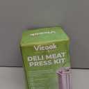 Deli Meat Press Kit - Stainless Steel Lunch Meat Press Mold for Deli Meats, with Thermometer Manual & Recipes All in one Box, Meat Press for Cooking Healthy Choices Ham Press Maker Meat Presser