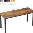 Need 54.3 Inch Large Computer Desk, Modern Simple Style Desk for Home Office, Basic Writing Table for Study Student, Vintage