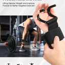 Weight Lifting Hooks, Weight Lifting Wrist Hook Straps, Heavy Duty Power Lifting Hooks Exercise Weight Cuffs, Deadlift Straps, Strength Training, Gym Workout Pull Up, normal