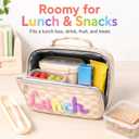 Mumufy Corduroy Lunch Tote Bag for Girls Boys Gift for School