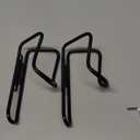 USHAKE Water Bottle Cages, Basic MTB Bike Bicycle Alloy Aluminum Lightweight Water Bottle Holder Cages Brackets(2 Pack- Drilled Holes Required) (Black)