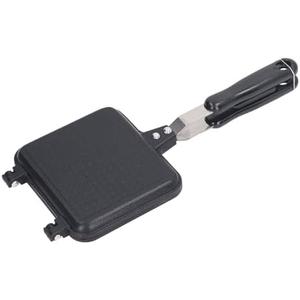 Double-Sided Frying Pan, Nonstick Sandwich Maker Aluminum Alloy Flip Grill Pan Double Pan Square Omelette Pan for Home Kitchen