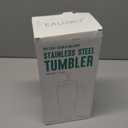 EALGRO 40 oz Tumbler with Handle, Insulated Tumblers with Lid and Straw, Large Metal Sports Water Bottle Jug, Thermal Stainless Steel Travel Coffee Mug Cup, Army Green