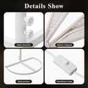 Wedding Electric Windmill Floor Lamp: Giant Moving LED Wind Spinning Light Decoration with Movement - Big Movable Decor Props for Birthday Party Bridal Shower Baby Shower Live Room