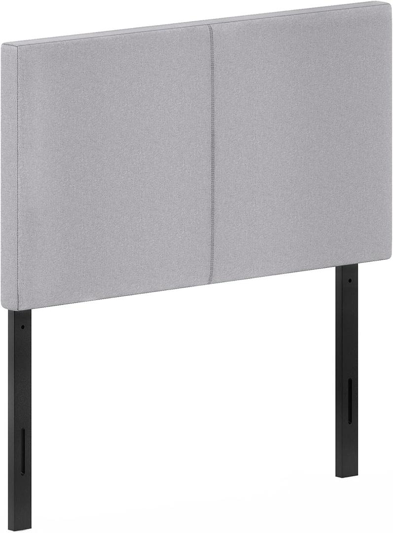 Furinno Roanne Upholstered Headboard, Twin, Glacier