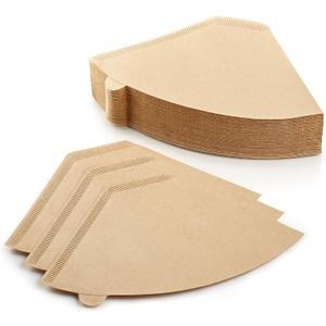 100 Count #4 Unbleached Paper Coffee Filters for Cuisinart, Ninja, BLACK+DECKER & other 8-12 Cup Coffee Makers - Perfect Paper Filter for Pour Over and Drip Coffee