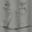 lymanchi Toddler Girls Linen Dress Ruffle Sleeveless Tie Back Halter Kid Baby Casual Dresses (2T, White)