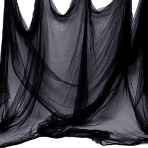 Halloween Black Creepy Cloth 315 x 79 inch Spooky Halloween Decoration for Haunted Houses Outdoor Party Supplies
