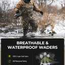 TIDEWE Breathable Chest Waders, Waterproof Insulated Hunting Waders