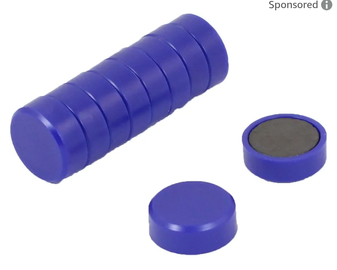 Qtqgoitem Plastic Classroom Blackboard Round Design Sticker 24pcs Blue (Model: 37d b60 576 07f cf9)