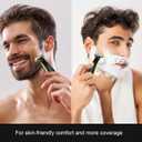 Electric Shaver Replacement Heads Compatible with Norelco One Blade Razors QP14xx,QP25xx,QP26xx,QP27xx,QP28xx,QP65xx,QP66xx Models (4 Pack)