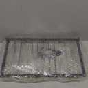 AUHOKY 2Pcs Adjustable Wine Glass Rack Under Cabinet, Punch-Free 4 Rows Stemware Wine Glass Metal Holder, Hanging Wine Glasses Storage Hanger Organizer for Shelf Kitchen Bar Decor (White, 4 Rows)