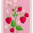 Fruit Market tin Sign, Strawberry Fruit Print, Kitchen Art Print, Food Art,Pink Home Decor, Dining Room,Retro Signs Home Decoration Gifts for Mom,Dad and Friends Metal Tin Sign 8×12 inch