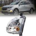 Left Driver Side Fog Lights Signal Assembly Compatible With 2018 2019 2020 2021 Chevy Equinox Bumper Lamp Fog Light Replace#85161291